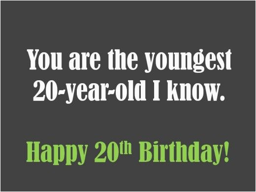 20th birthday wishes