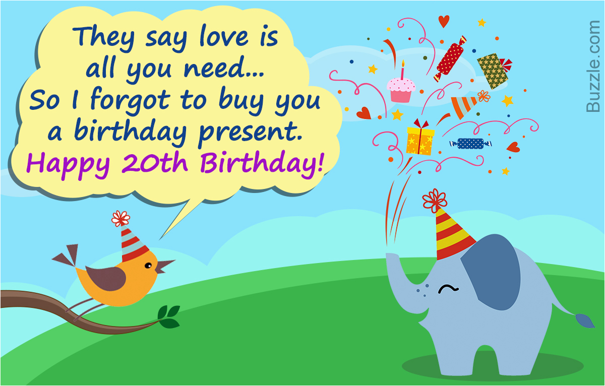 happy 20th birthday wishes quotes