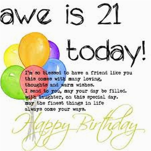 21st birthday quotes