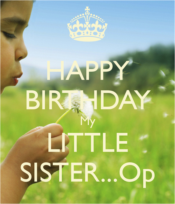 happy birthday little sister quotes