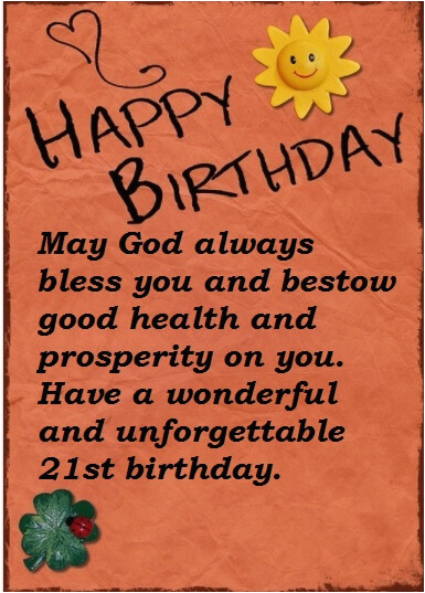 best wishes quotes for 21st birthday