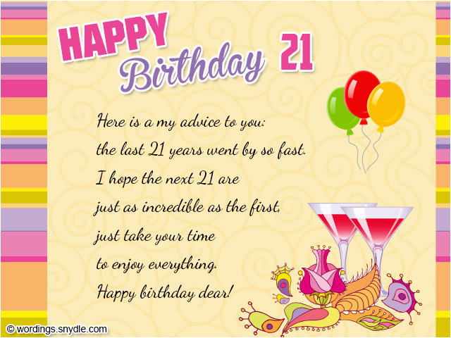 happy 21st birthday quotes for friends