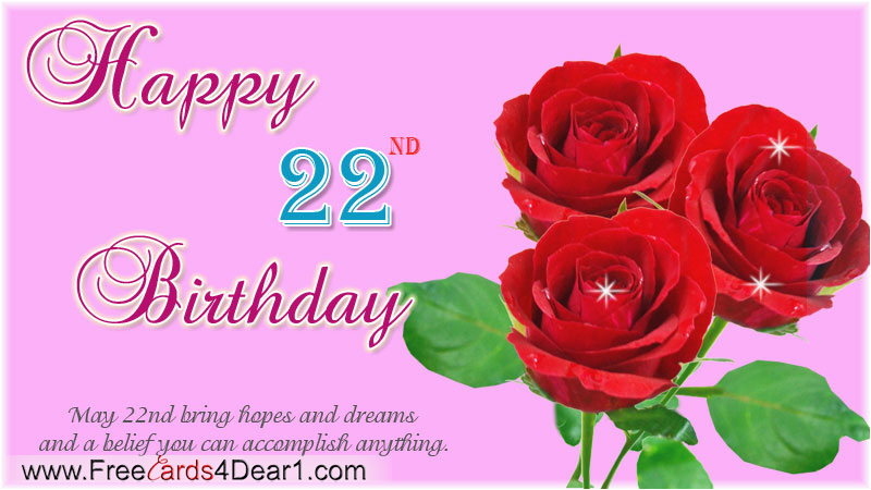 22nd birthday quotes