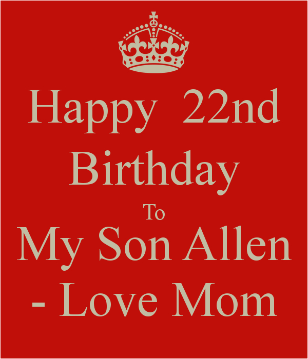 happy 22nd birthday son quotes