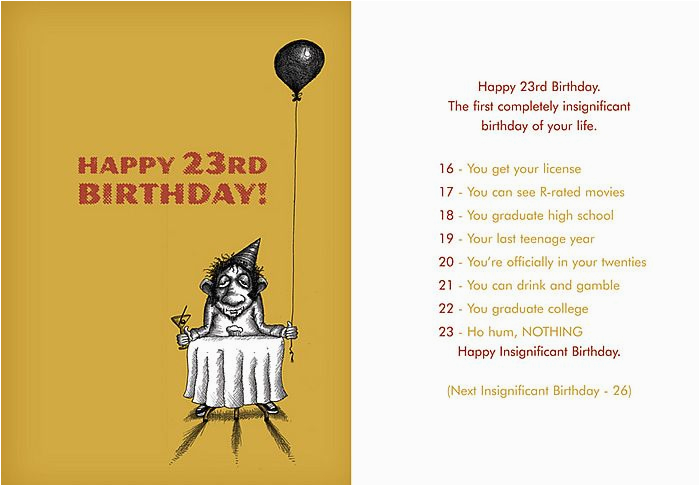happy 23rd birthday quotes