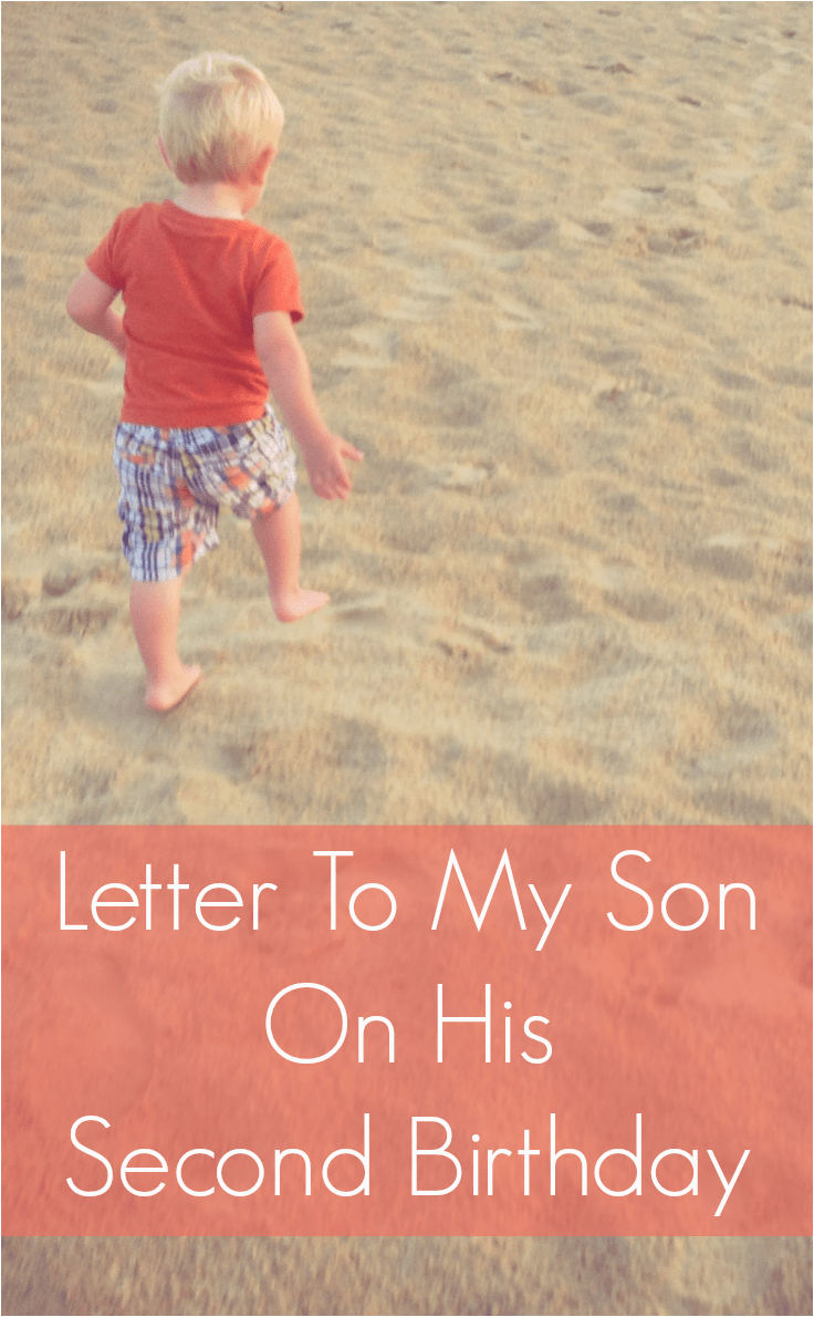 letter to my son second birthday