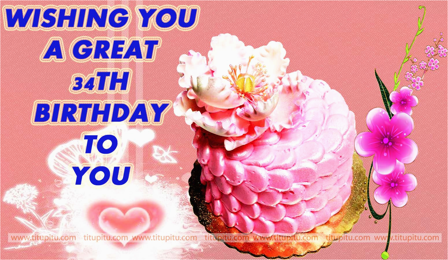 34th birthday wishes images and sms