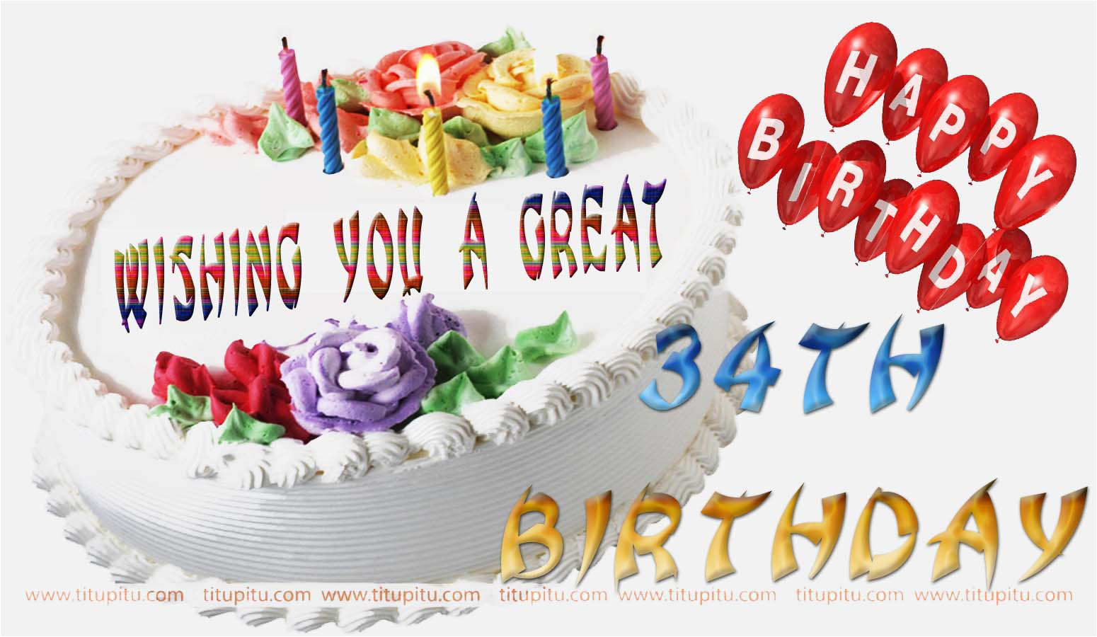 34th birthday wishes images and sms