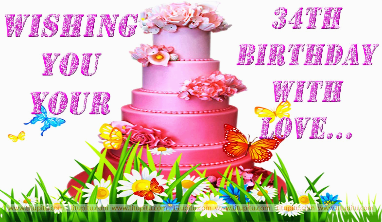 34th birthday wishes images and sms