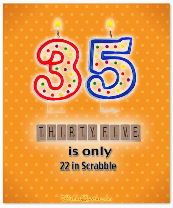 35th birthday wishes