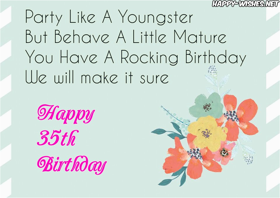 happy 35th birthday quotes images