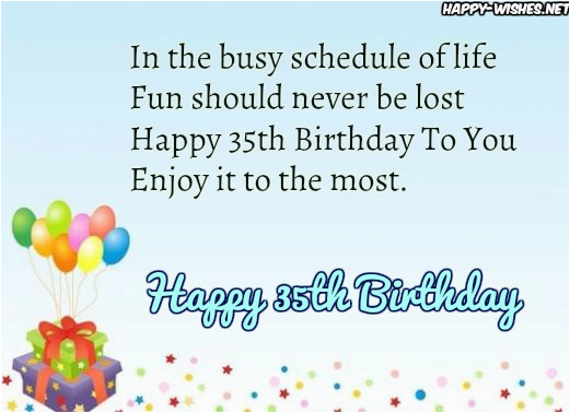 Happy 35th Birthday Quotes Happy 35th Birthday Quotes and Images Happy Wishes