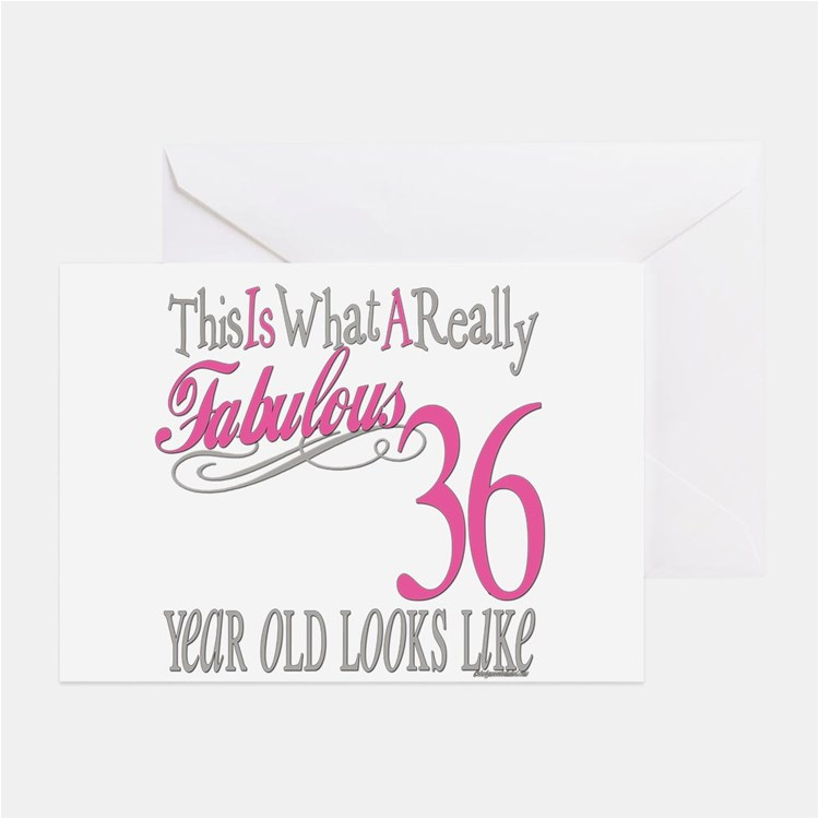 36 years old greeting cards