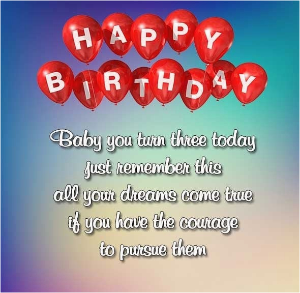 happy 3rd birthday wishes images quotes