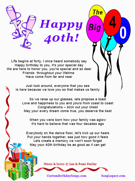 40th birthday quotes for men
