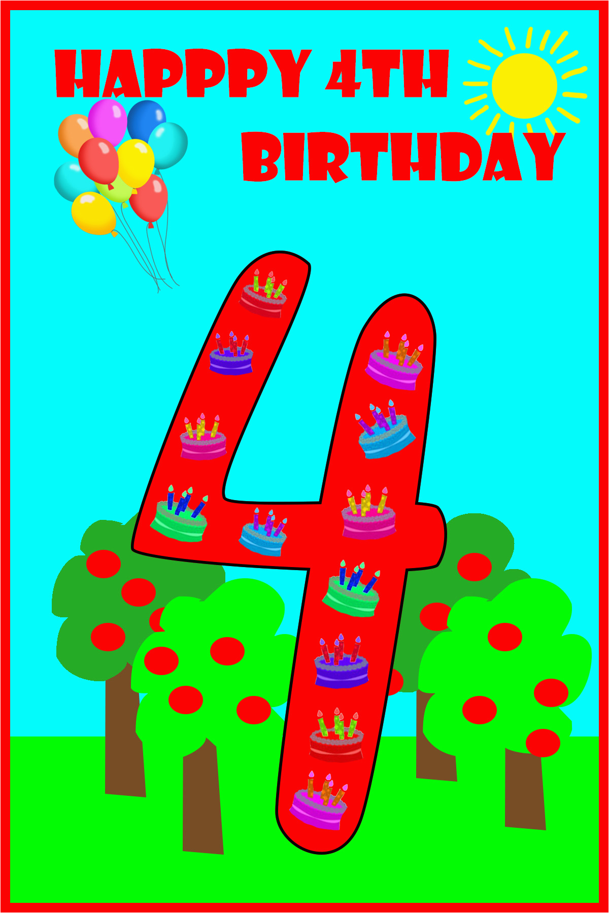 Happy 4th Birthday to My son Quotes | BirthdayBuzz