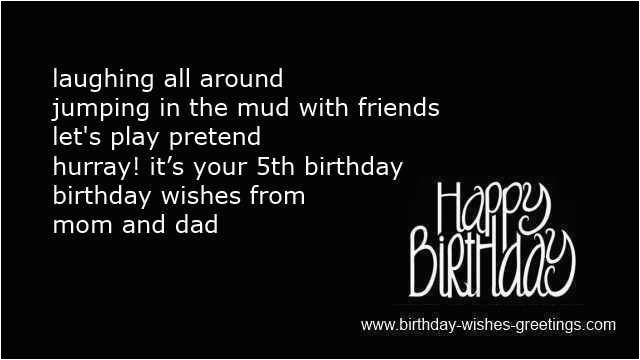 5 year old happy birthday quotes for girls