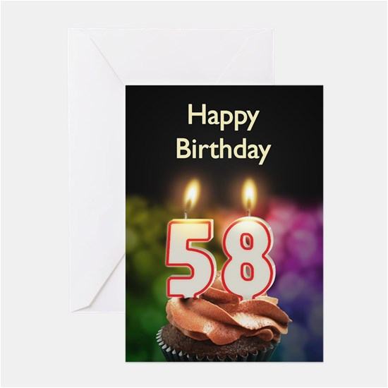 58th birthday greeting cards