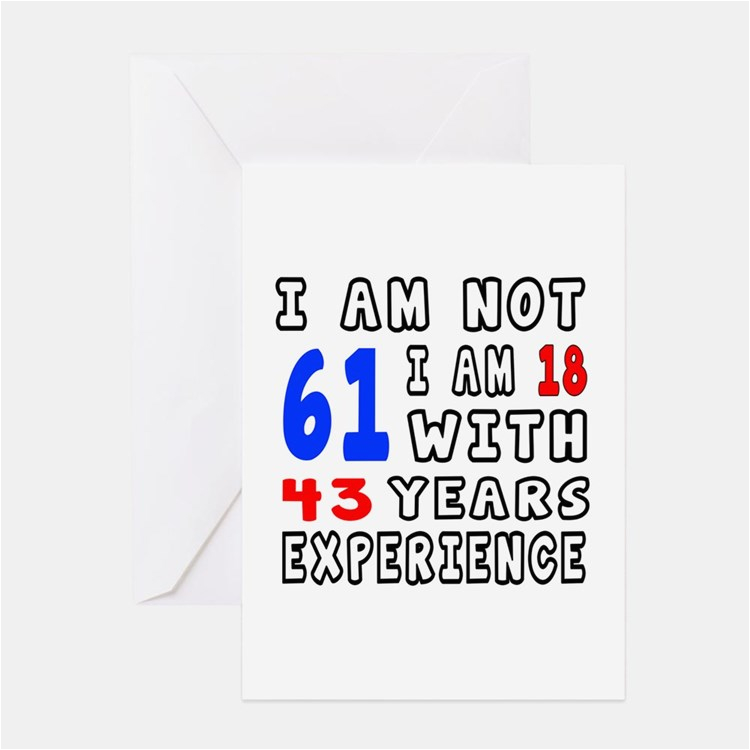 61st birthday greeting cards