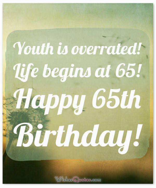 65th birthday wishes