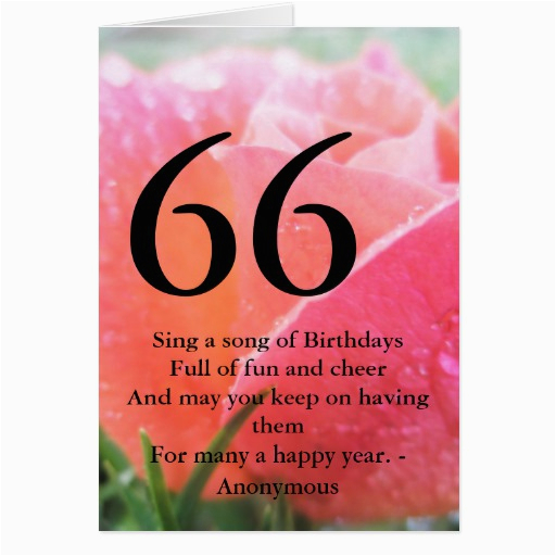 66th birthday greeting cards 137979590154410375