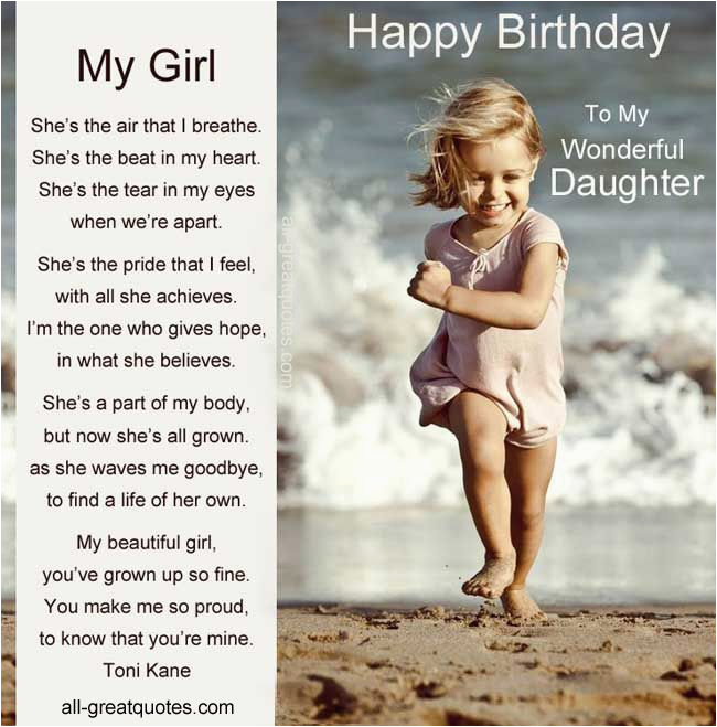 happy 7th birthday to my daughter poem happy 7th birthday with cute ballerina