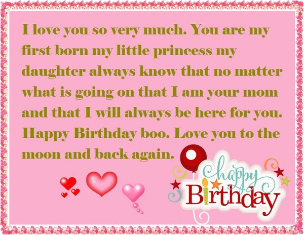 happy birthday wishes for daughter