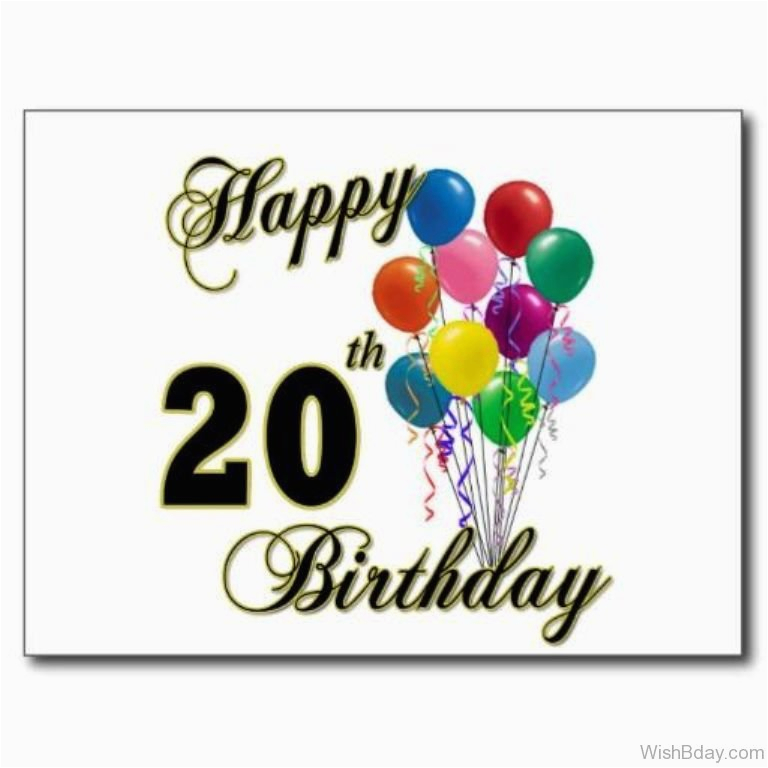 40 20th birthday wishes