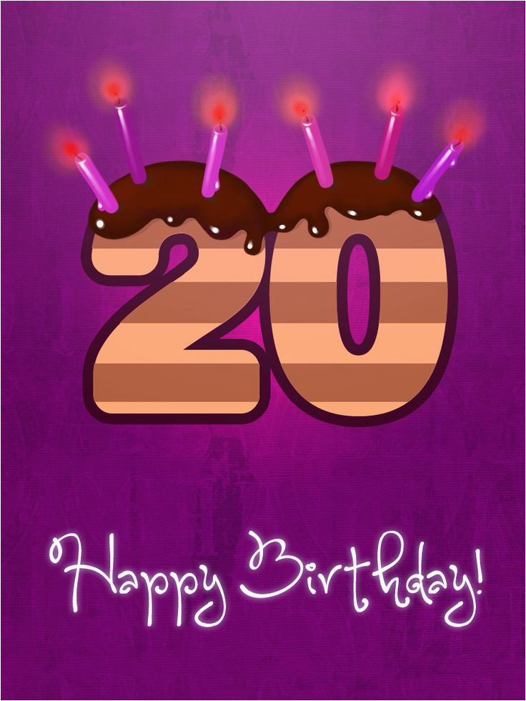 20th birthday wishes