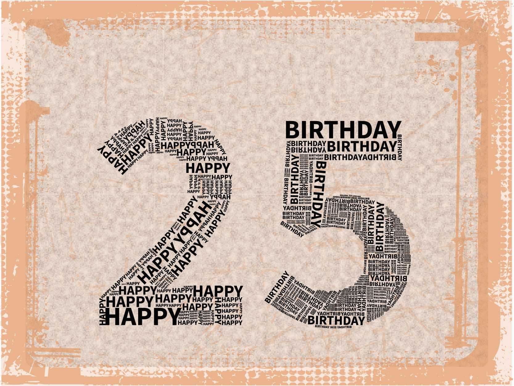25th birthday card quotes