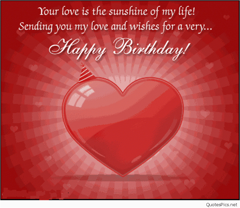 happy birthday love cards messages and sayings