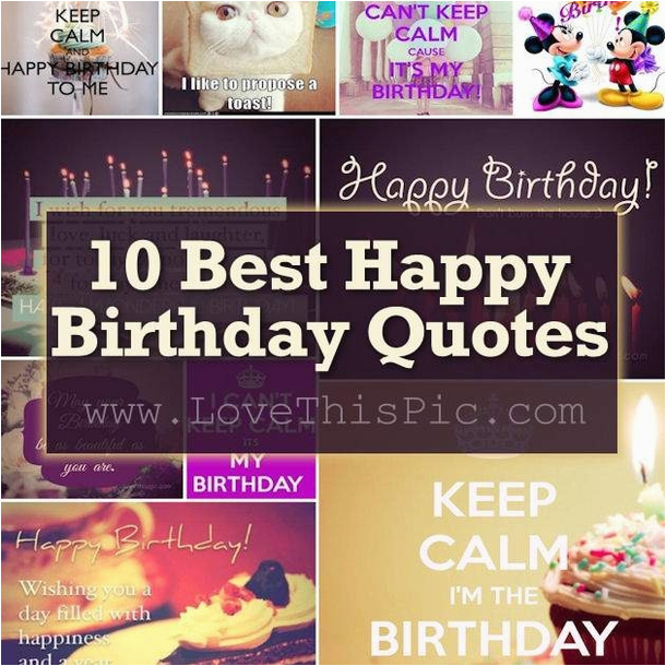 10 best happy birthday quotes