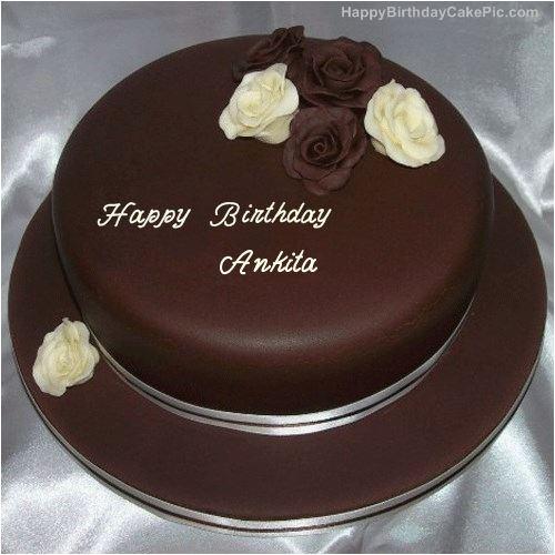 rose chocolate birthday cake