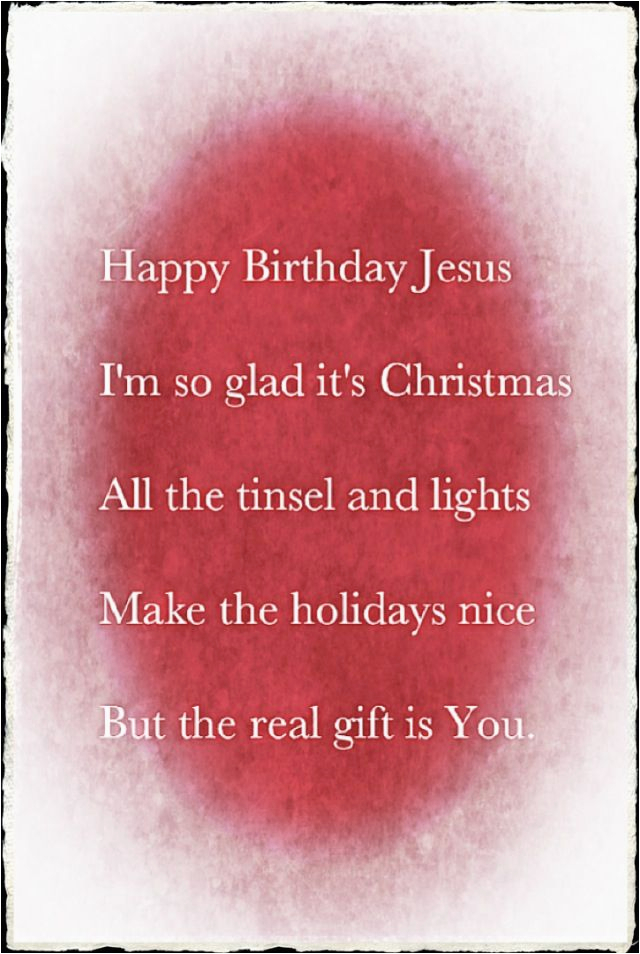 happy birthday jesus