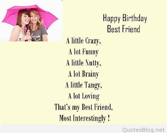 Happy Birthday Best Friend Poems Quotes Birthday Wishes For Best Friend