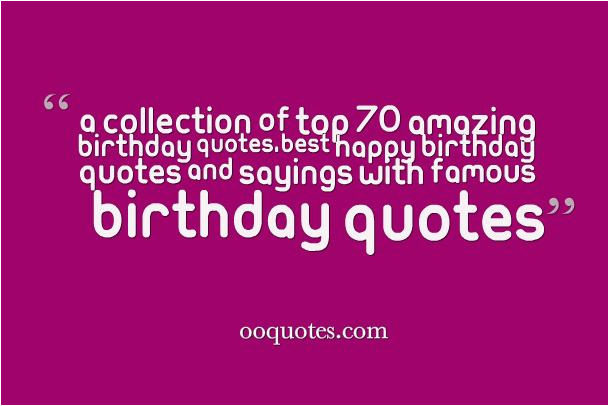 famous birthday quotes