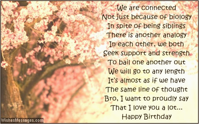 birthday poems for brother