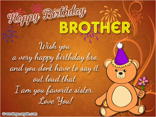 happy birthday wishes poem for brother