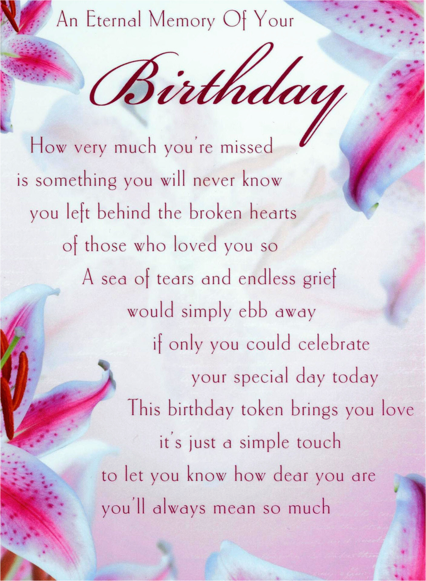 happy birthday in heaven quotes