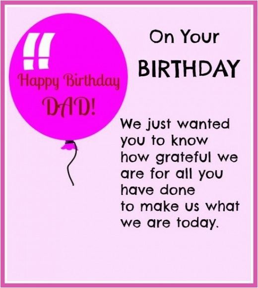 happy birthday dad quotes