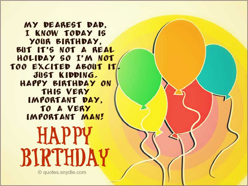 Happy Birthday Dad Quotes and Images | BirthdayBuzz