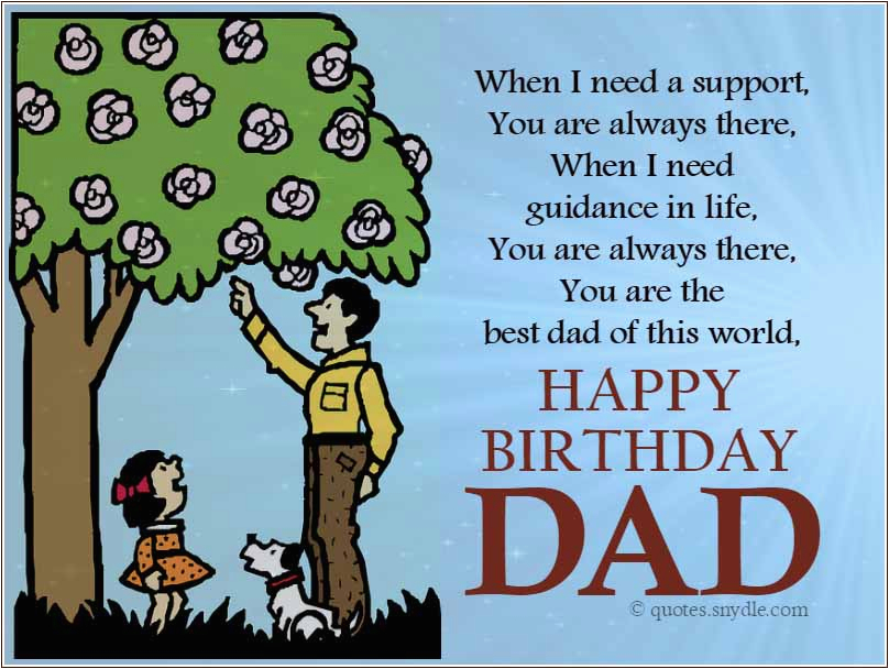 happy birthday dad quotes