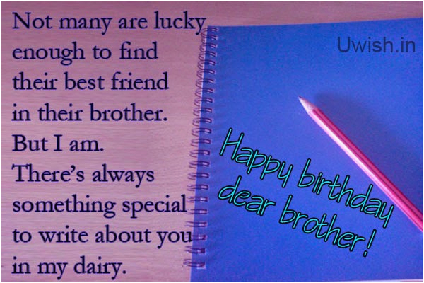 happy birthday dear brother