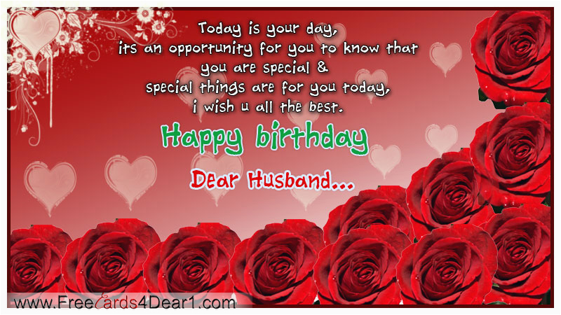 happy birthday dear husband