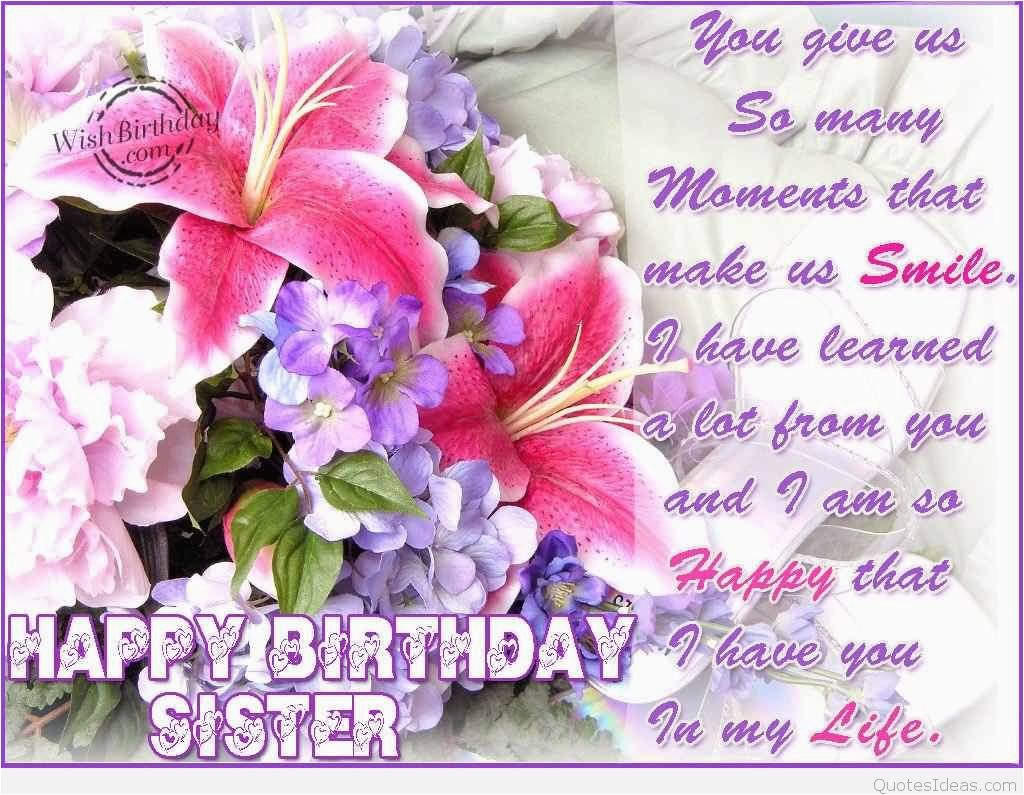 dear sister happy birthday quote wallpaper