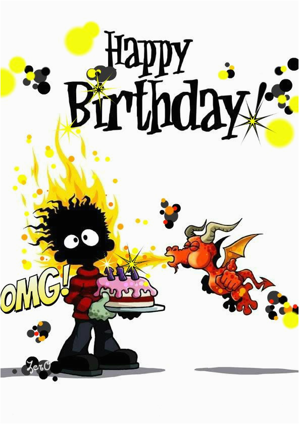 happy birthday clipart for him funny