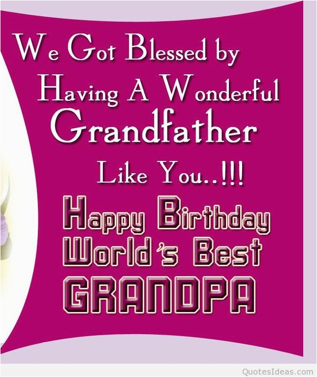 happy birthday grandfather quotes