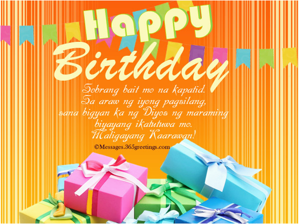 Happy Birthday Greetings Quotes Tagalog Tagalog Birthday Greetings for
