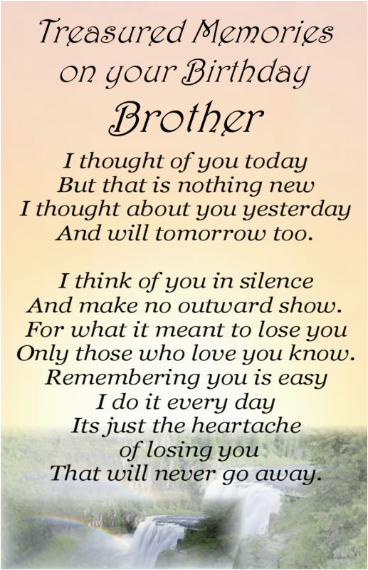 happy birthday quotes for brother in heaven