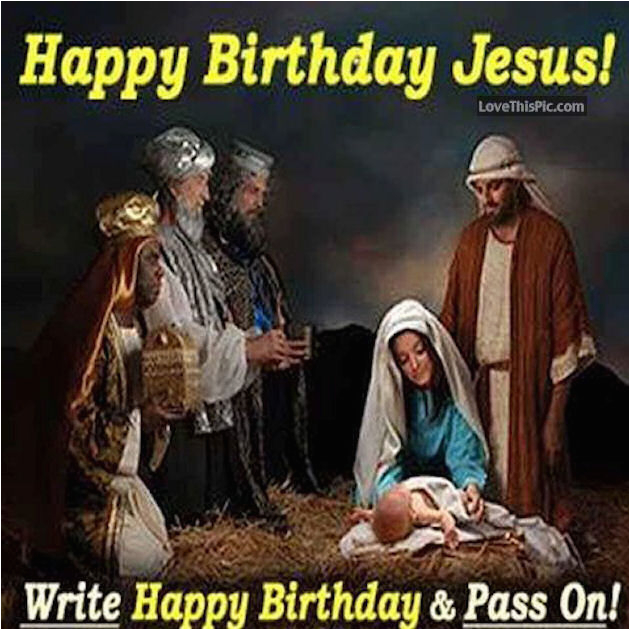 happy birthday jesus